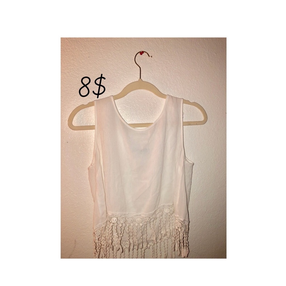 White tank top